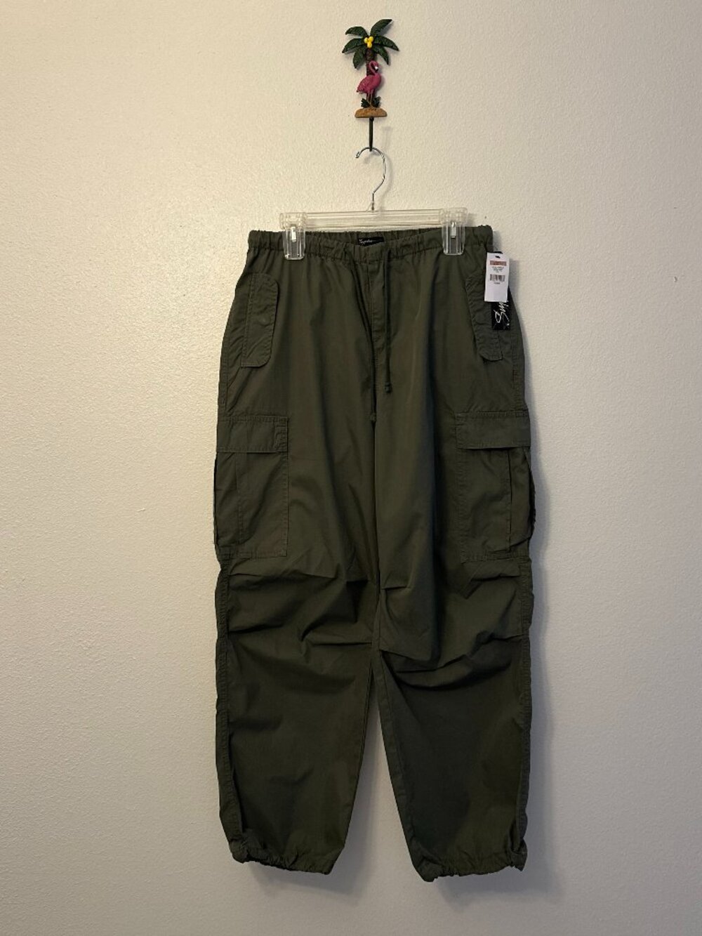 NWT Supplies by Unionbay Logan Cargo Jogger Pants Olive Green Size 12